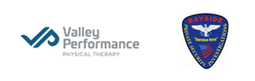 Valley Performance Physical Therapy logo and Bayside Private Security Administration logo